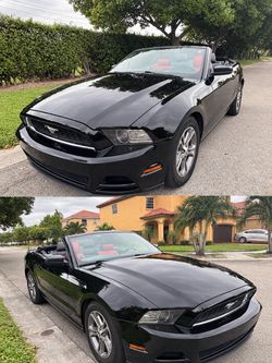 2014 Ford Mustang Convertible Black, V6 Premium