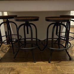 Adjustable - Metal Island Chairs