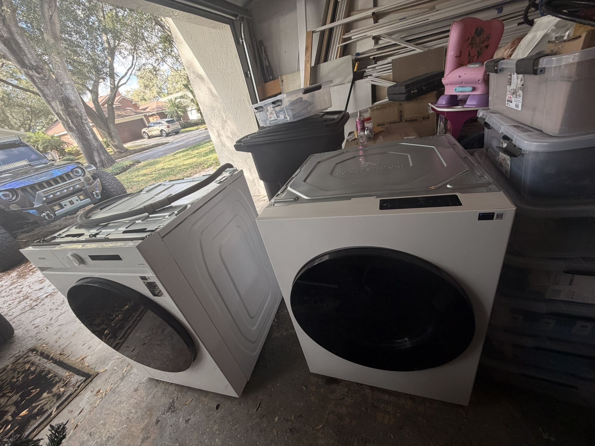 Samsung Stacking Dryer Washing