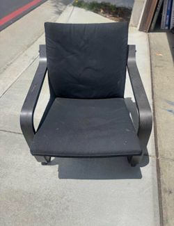 IKEA POÄNG chair in black