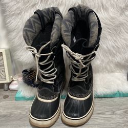 SOREL Joan of Arctic Waterproof Insulated Lace Up Winter Snow Boots Size 8
