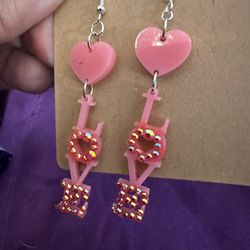 Love Valentines Day Earrings