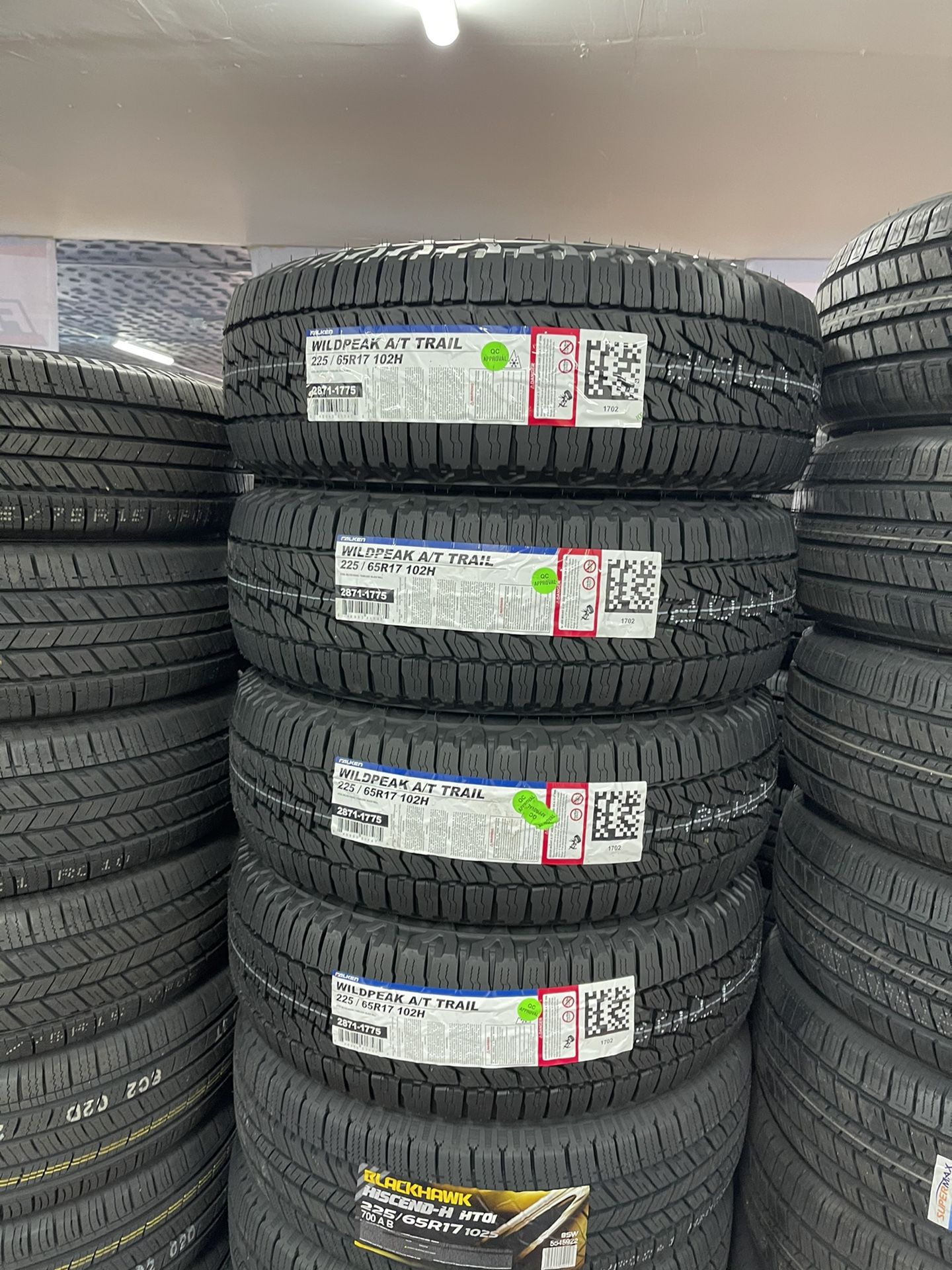 225/65R17 FOUR BRAND NEW TIRES Falken Wildpeak