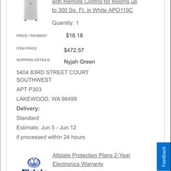 Portable Air Conditioner (AC) 