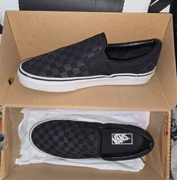 ​Vans Off The Wall Classic Slip-On Checkerboard Black White Men 8 / Women 9.5
