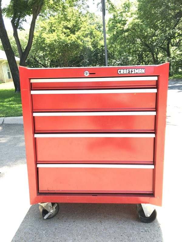 Craftsman 26 In 5 Drawer Steel Rolling Tool Cabinet 32 1 2 In H