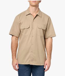 Dickies Men's Flex Slim Fit Short Sleeve Work Shirt