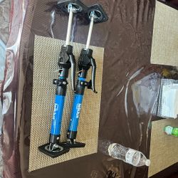 Two Black And Blue Leikius Cabinet Jacks
