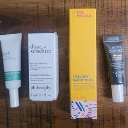 4 Eye Creams Good Molecules Sunday Riley Philosophy Skyn Iceland