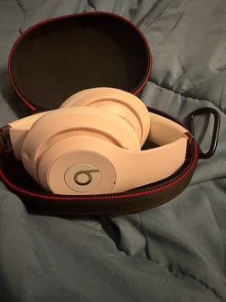 Pink beats headphones