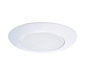 HALO 70PS Recessed Light Trim with Frosted Albalite Lens, White, 6 in.