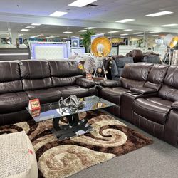 Beautiful Living Room Furniture Set ‼️ONLY $899‼️ Sofa's & Loveseats Up to 90% OFF 💥