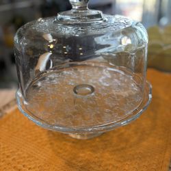 Crystal Fastasia Princess House Cake Dish