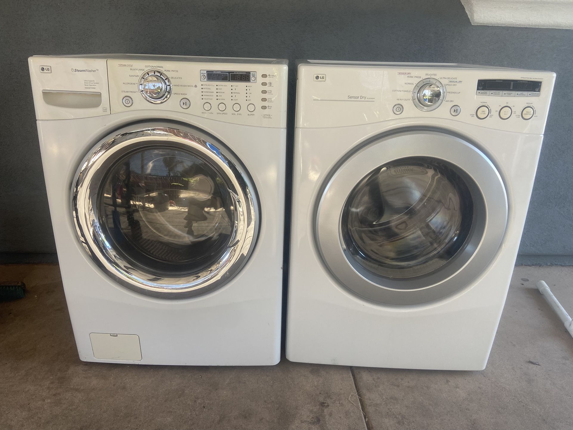 LG Steam Washer & Gas Dryer