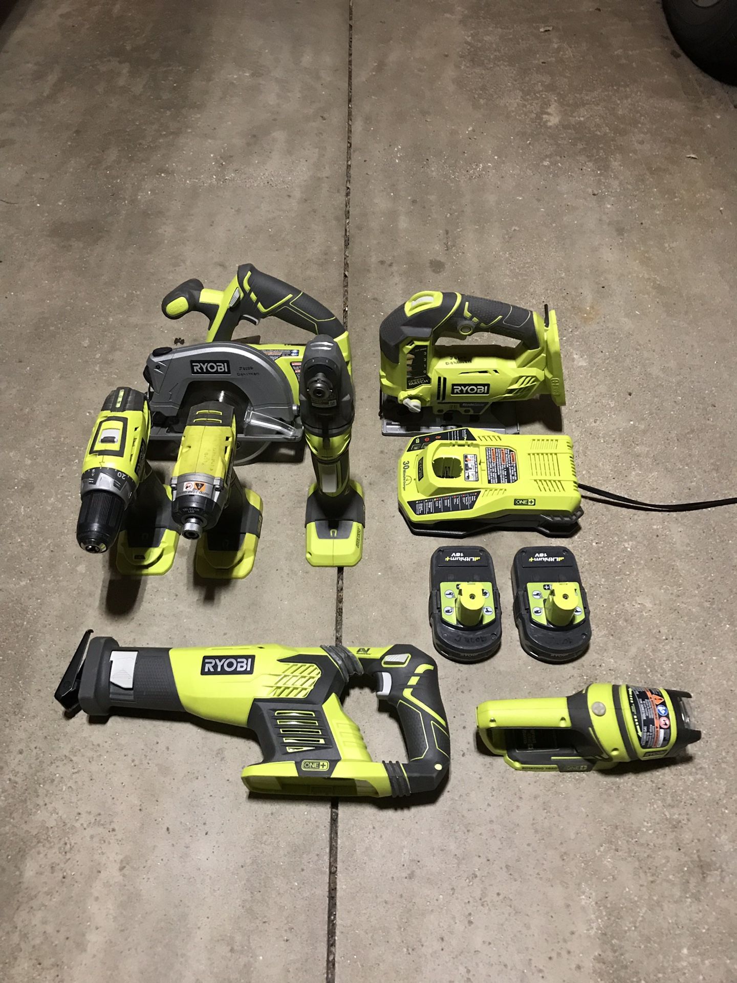 Ryobi set