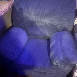 Blue Recliner Chair 