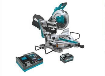 Makita 40V max XGT Dual Bevel Sliding Compound Miter Saw Kit 10in