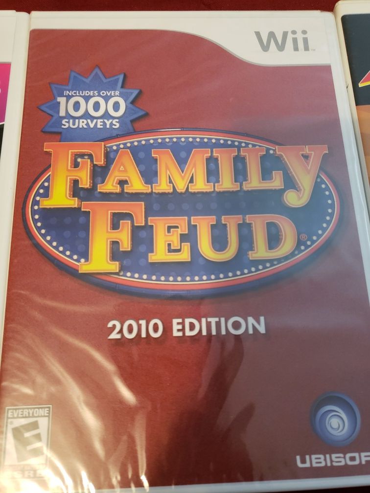 Family feud 2010 edition Wii video game