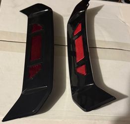2022-2025 toyota tundra Gloss Black Rear Taillight Eyebrow Moulding Cover Trim