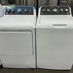 GE 4.5 cu. ft. Top Load Washer & 7.2 cu. ft. vented Gas Dryer