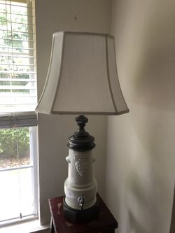 Table Lamp with Wine look