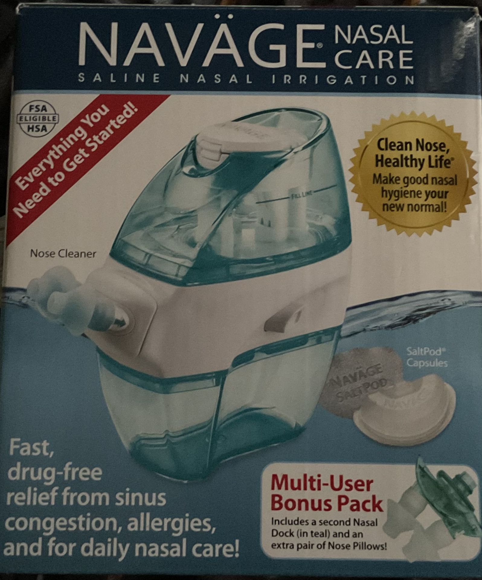 Brand New Navage Basel Care Kit