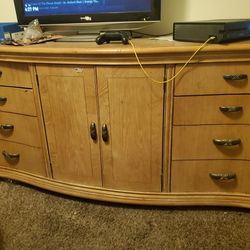 Solid Wood Dresser For Sale