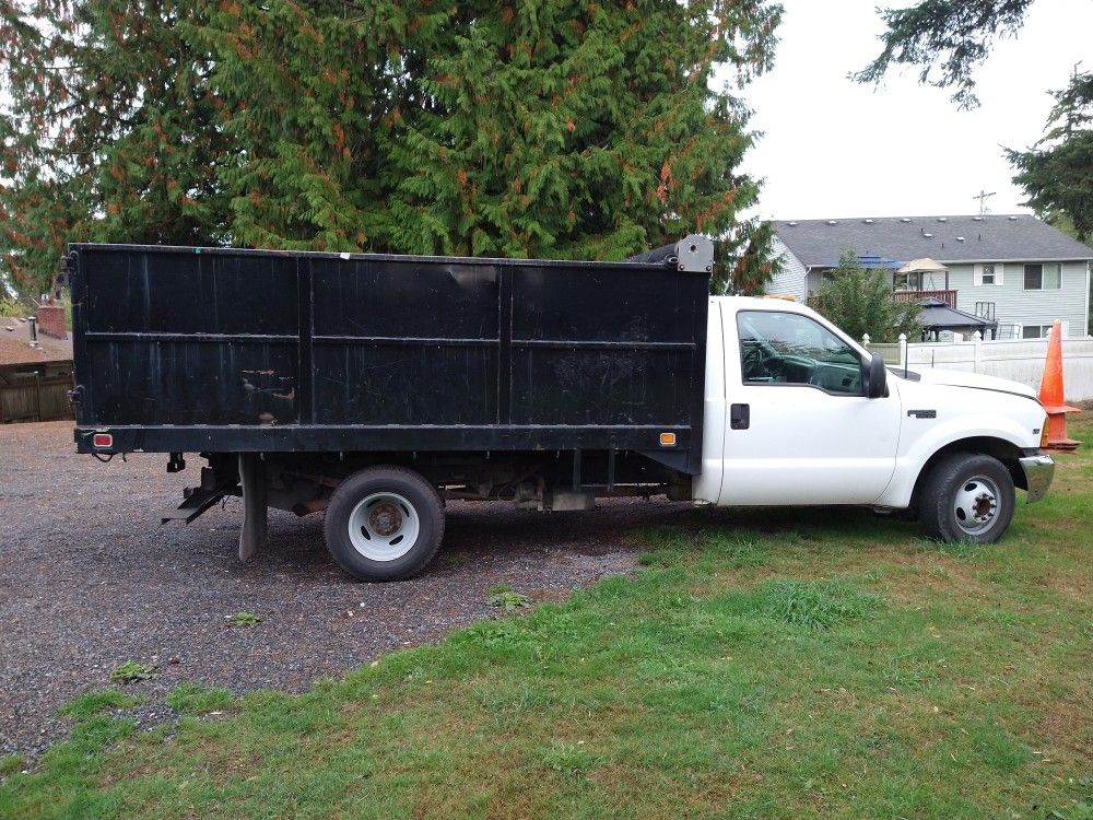 1999 F350 V10 Dump Flatbed 