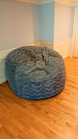 Authentic Lovesac  Bean Bag – Like New – Gray – Barely Used