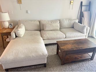 Couch with Ottoman