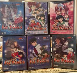 INUYASHA THIRD SEASON 6 DVDs EXCELLENT CONDITION: VOL. 19,23,24,25,28&30:  The way to wisdom: wicked Clutches: Severed Identities: Crimson Blades: Pro