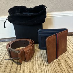 Wallet And belt Set