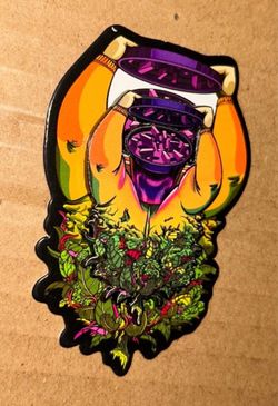 GanjaWhite Night pin