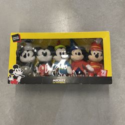 MICKEY MOUSE 5 PLUSH GIFT SET