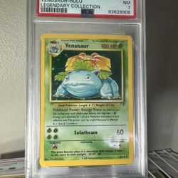 POKEMON PSA 7 VENUSAUR LEGENDARY COLLECTION HOLO