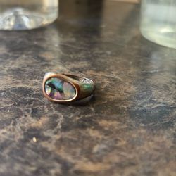 Abalone Shell Ring 