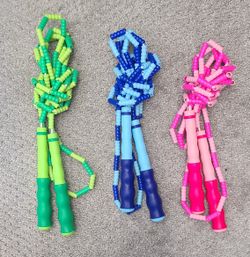 Jump Rope, Pink, Blue And Green