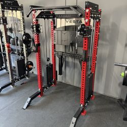 Vesta Fitness PRO SERIES 2-1 Ultimate Half Rack Functional Trainer/Gym Equipment/ Home Gym/ Fitness/ FREE DELIVERY 🚚 