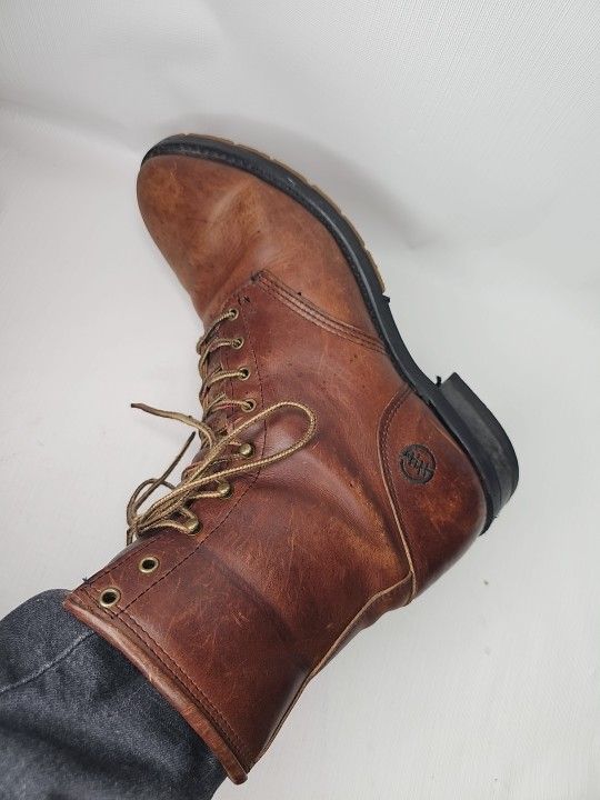 Double H Boots Men's Brown Leather Size 12