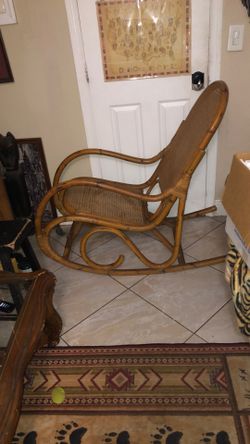 Bamboo Bentwood Rocker