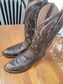 Ariat Men's Sport R Toe Boot, Distressed Brooklyn BrnSize 9.5 Width D / Medium