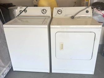 Extra heavy duty washer and dryer