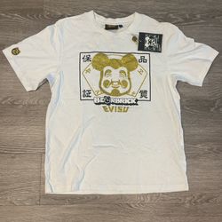 Medicom Be@rbrick 2019 Evisu White Gold T-Shirt