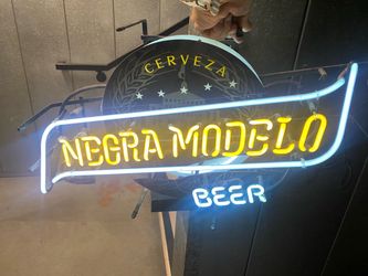Negra modelo beer light sign