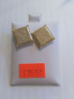 925 sterling silver screw back earings