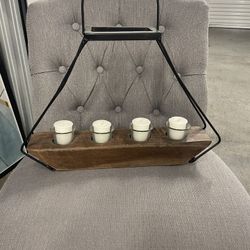 Candle Holder With Candles 