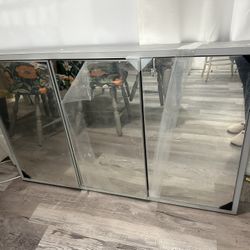 LED Lighted Bathroom Medicine Cabinet with Mirror,48" W x 30" H Medicine Cabinet with Lights,Surface or Recessed Mounting,Defog,Dimming,3-Color Temper