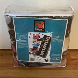 NEW Biederlack Minnie Mouse Just Minnie Throw Blanket 50”x60” Disney