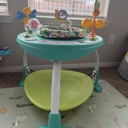 Bright Starts Bounce Bounce Baby 2-in-1 Activity Center Jumper & Table