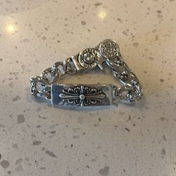 2000 chrome hearts cuban chain bracelet 